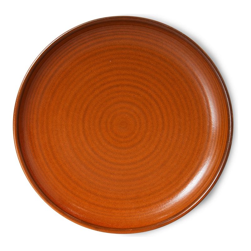 Klein bord Ø20 cm | burnt orange | Chef Ceramics | HKliving