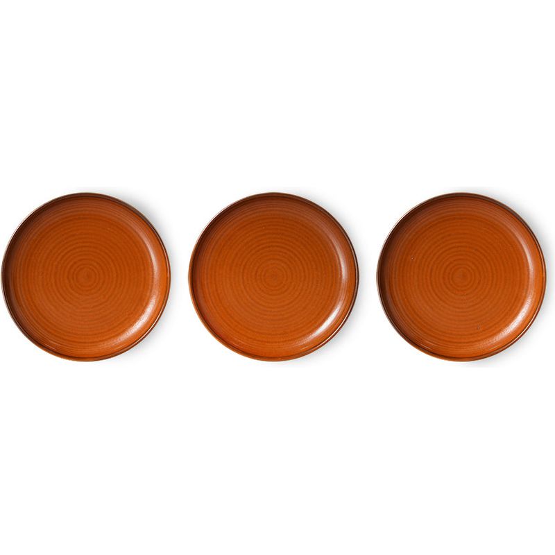 Klein bord Ø20 cm | burnt orange | Chef Ceramics | HKliving