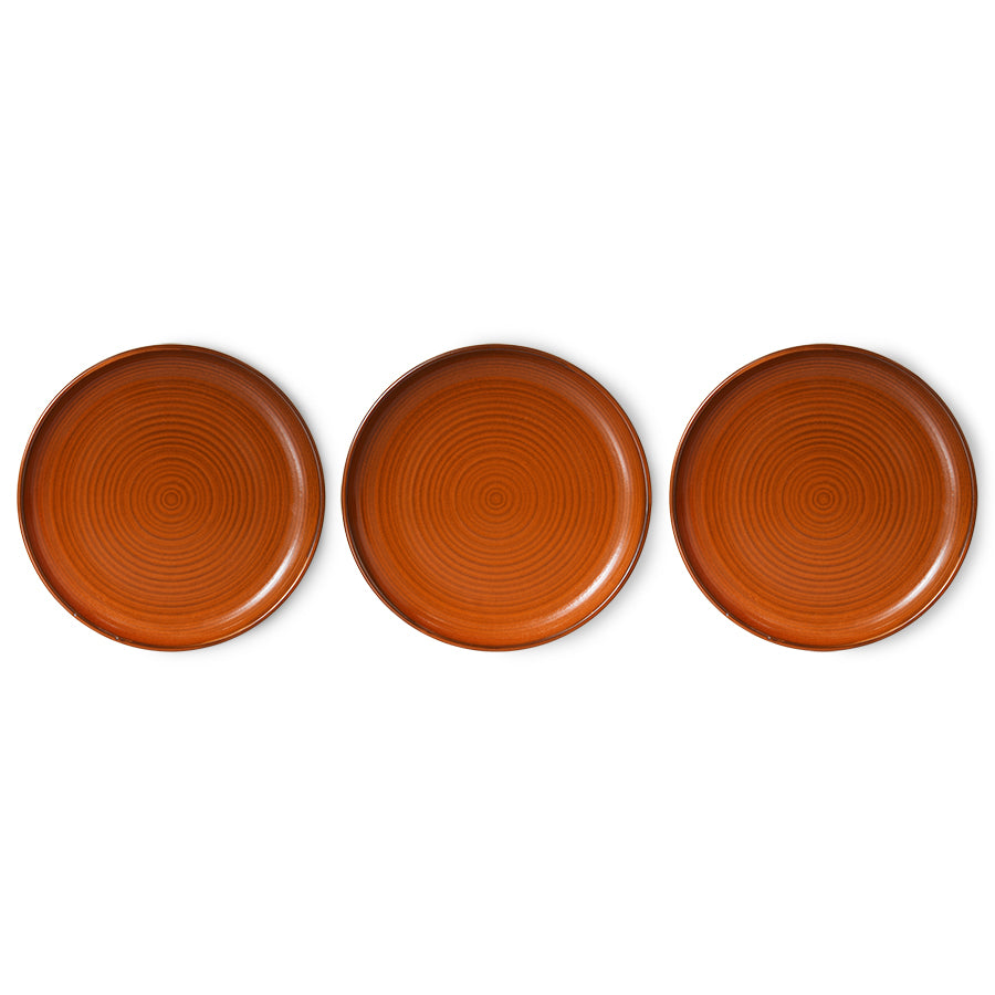 Groot bord ⌀ 26 cm | burnt orange | Chef Ceramics | HKliving