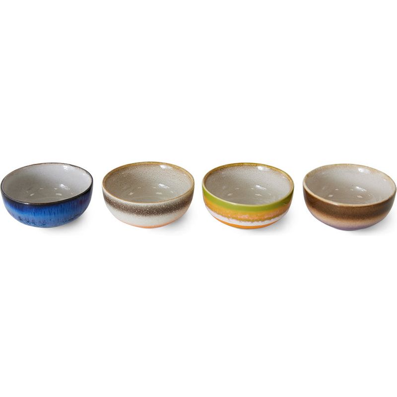 Set van 4 kommen XS Sierra | 70's ceramics | hkliving