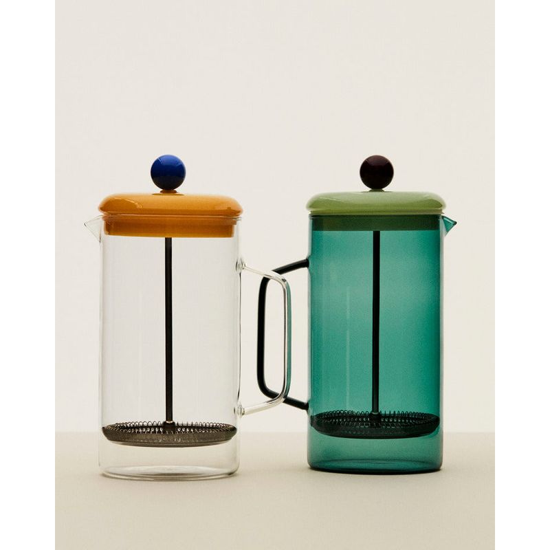 French press | geel/doorzichtig | HAY