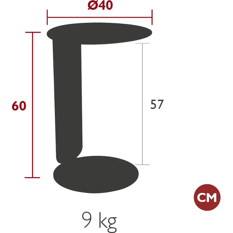 Bijzettafel Bebop | Ø 40 cm | 25 kleuren | Fermob