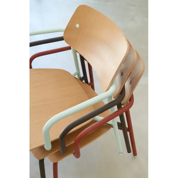 Loungestoel Studie | eik | 25 verschillende kleuren | Fermob