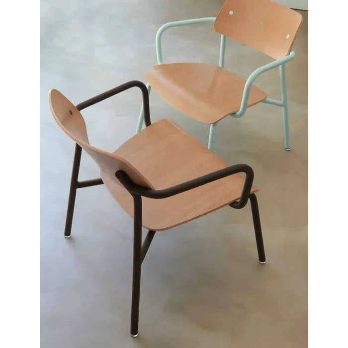 Loungestoel Studie | eik | 25 verschillende kleuren | Fermob