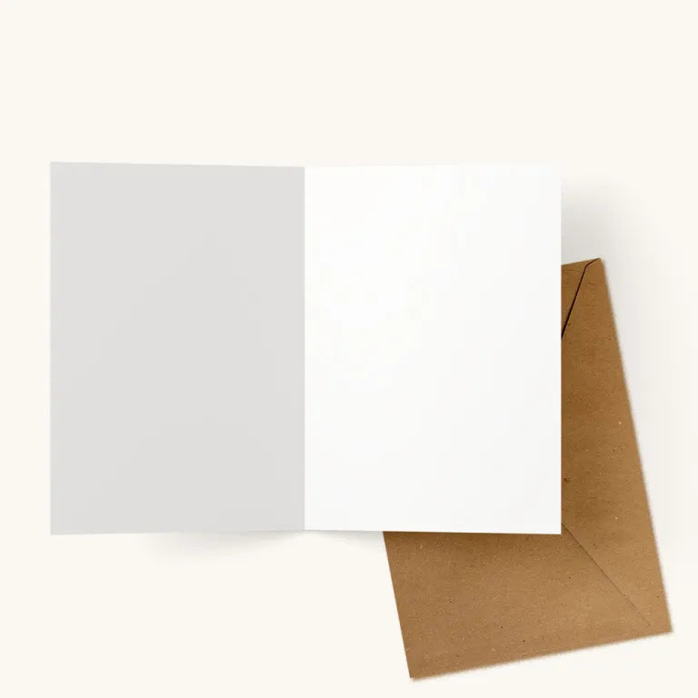 Oh happy day blauw | postkaart | Studio Zwoane
