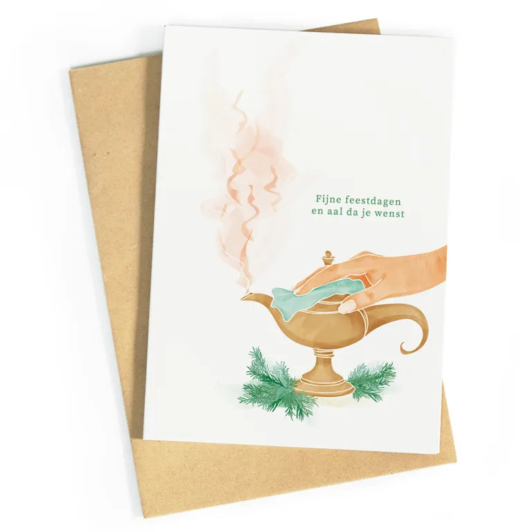 Aal da je wenst | postkaart | Studio Zwoane