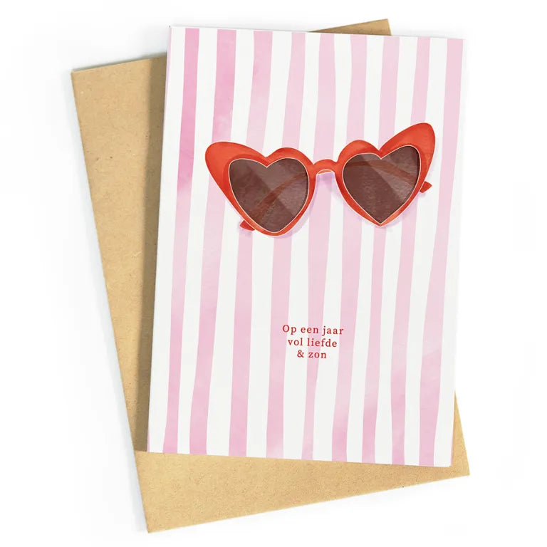 Jaar vol liefde en zon | postkaart | Studio Zwoane