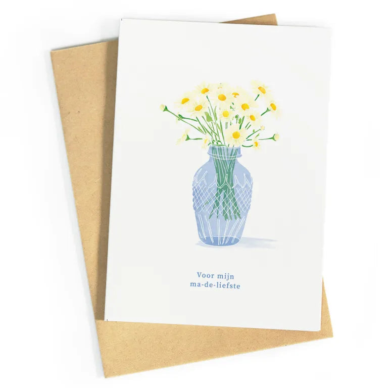Voor mijn ma-de-liefste  | postkaart | Studio Zwoane
