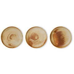 Klein bord Ø20 cm | beige/bruin | Chef Ceramics | HKliving