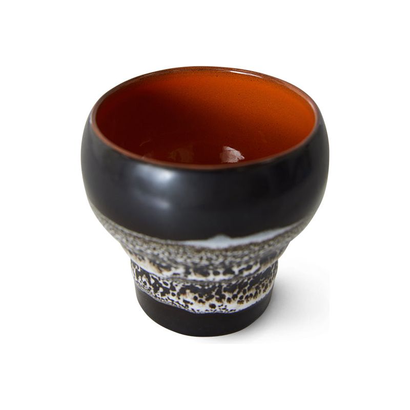 Set van 2 koffiebekers Basalt | 70's ceramics | hkliving