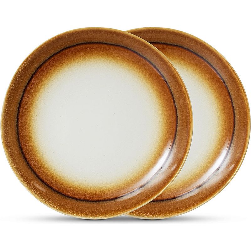 Grote borden Supernova Ø29 cm | set van 2 | 70's ceramics | HKliving