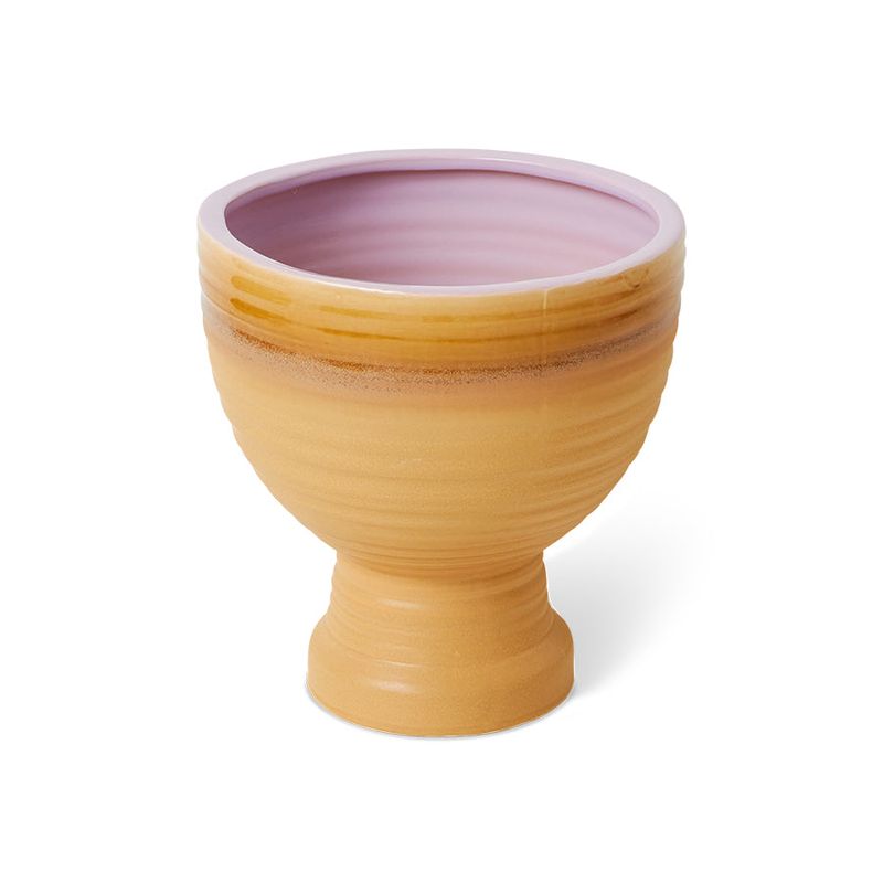 Plantenpot Caramel | stoneware | hkliving