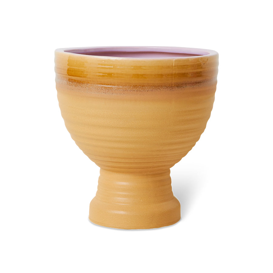 Plantenpot Caramel | stoneware | hkliving
