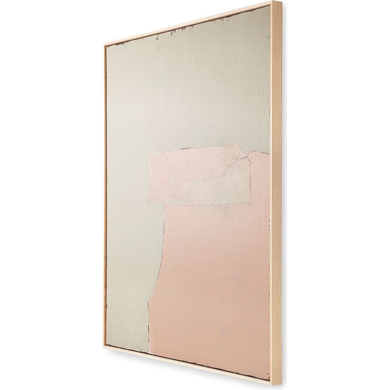 Kunstwerk 'Olive/nude' | handgeschilderd | 100 x 120 | hkliving