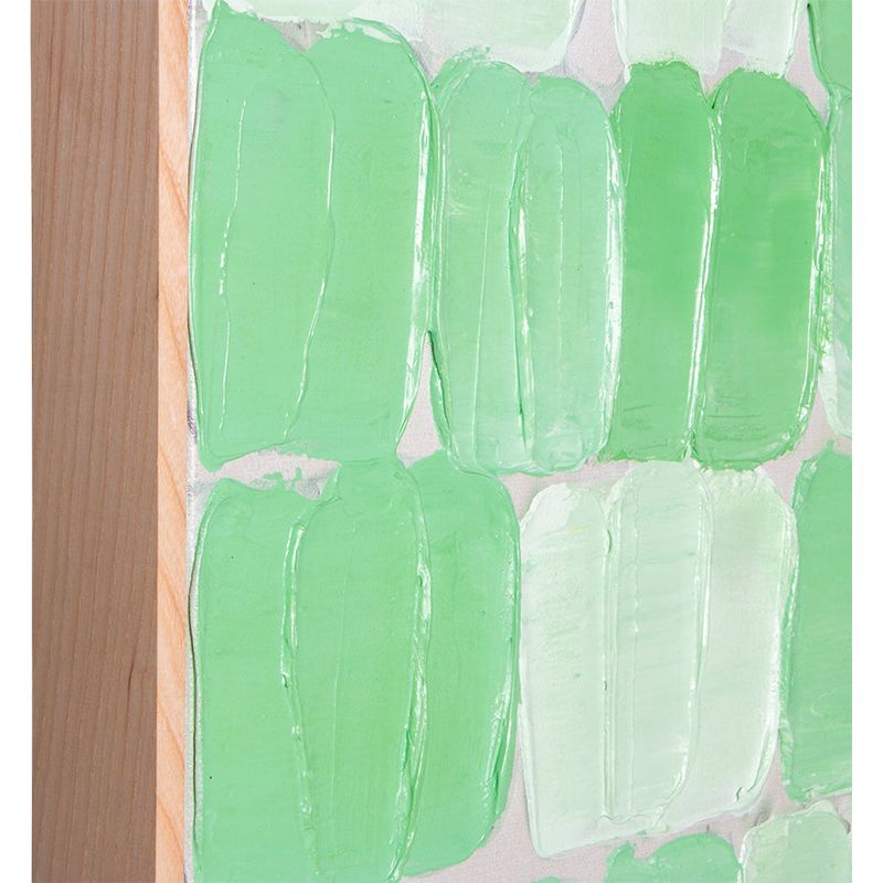 Kunstwerk 'Green palette' | handgeschilderd | 75 x 100 | hkliving