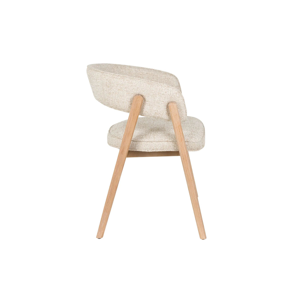 Stoel Bright | beige | armleuning | Zuiver