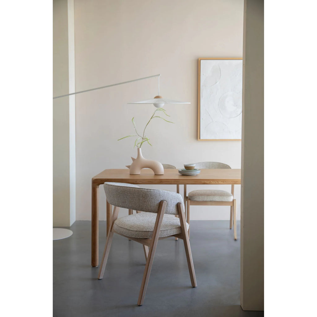 Stoel Bright | beige | armleuning | Zuiver