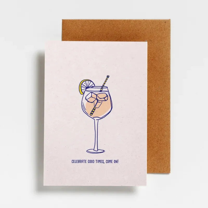 Celebrate good times | postkaart | Hello August
