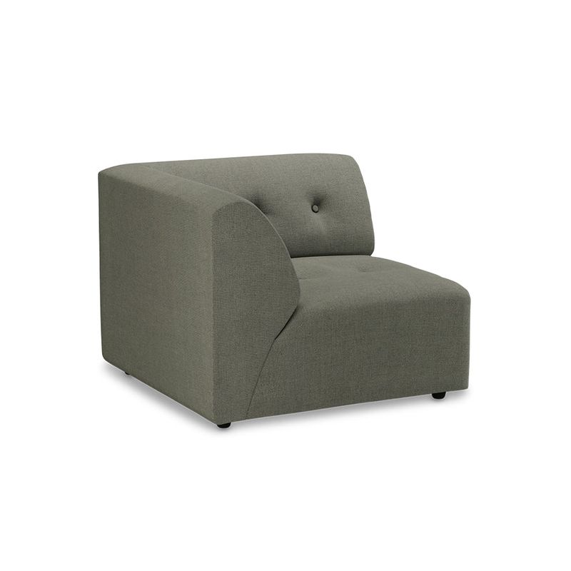 Modulaire zetel Vint | hoek arm links of rechts | 16 stoffen | hkliving