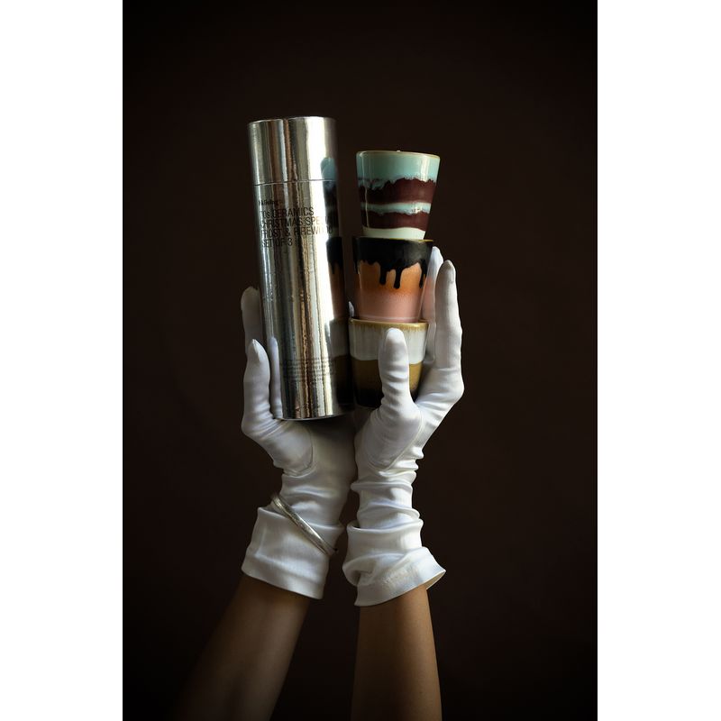 Geurkaarsen Christmas Special mini | set van 3 | 70's ceramics | hkliving
