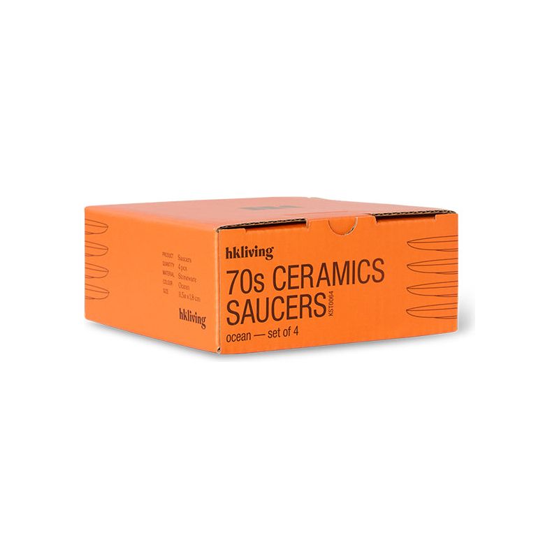 Set van 4 onderborden Ocean | 70's ceramics | hkliving