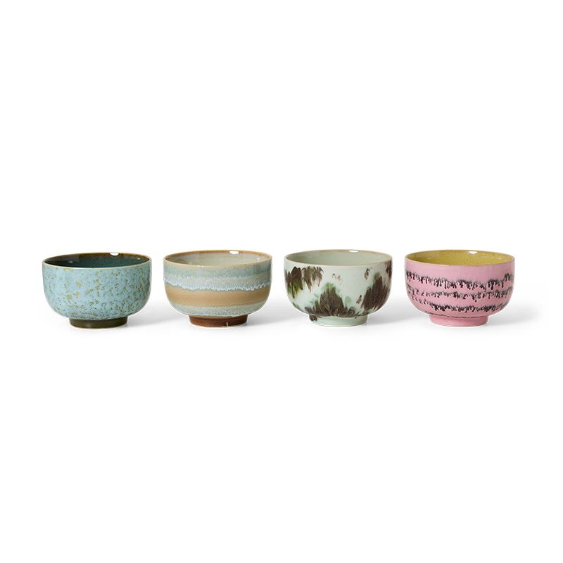 Noodle bowls Dada | set van 4 | 70's ceramics | hkliving