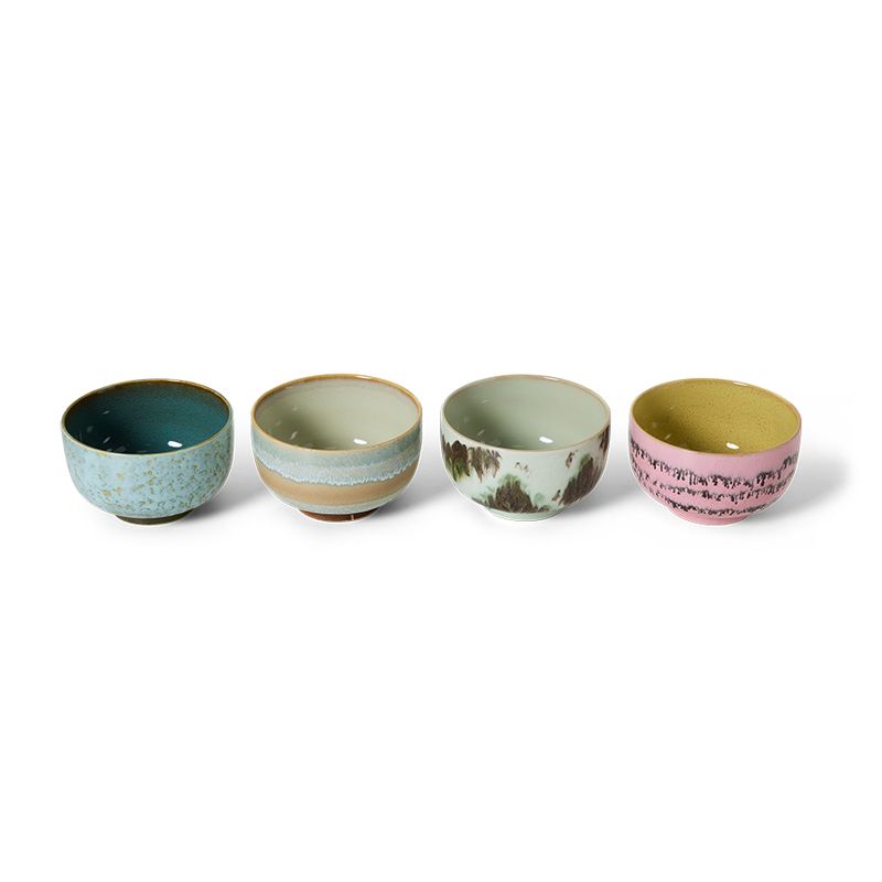Noodle bowls Dada | set van 4 | 70's ceramics | hkliving