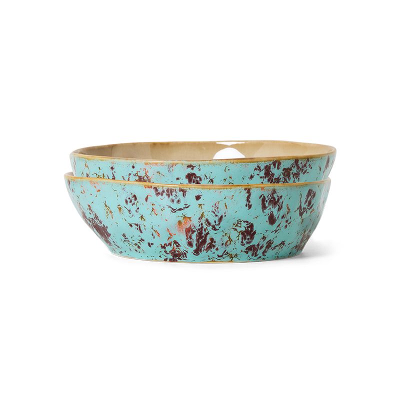 Pasta bowls Patina | set van 2 | hkliving