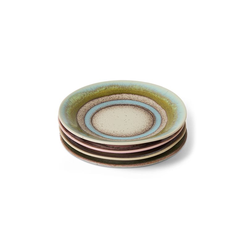 Set van 4 onderborden Doodle | 70's ceramics | hkliving