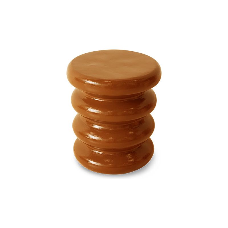 Bijzettafel Allure caramel | rond | HKliving