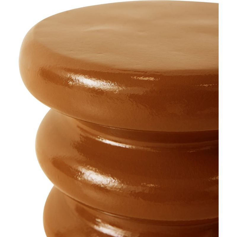 Bijzettafel Allure caramel | rond | HKliving