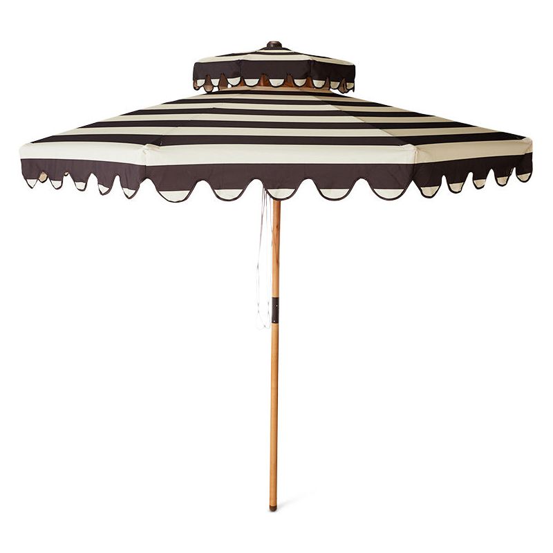 Parasol Stracciatella | patio | zwart/wit | hkliving