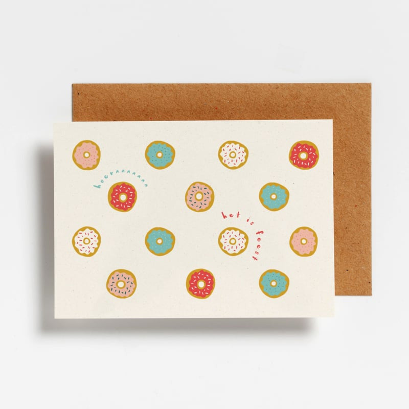 Donuts | postkaart | Hello August
