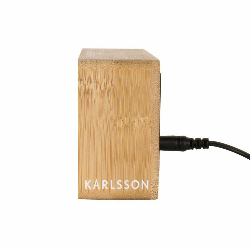 Alarmklok Tube | bamboe | Karlsson