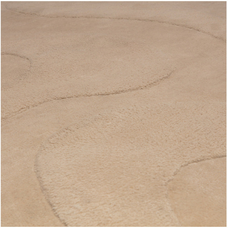 Organisch tapijt Alya | naturel of bruin | 170 x 240 cm | WOOOD