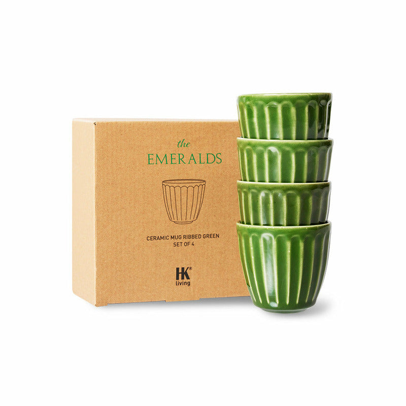 Set 4 koffietassen | the emeralds | HKliving