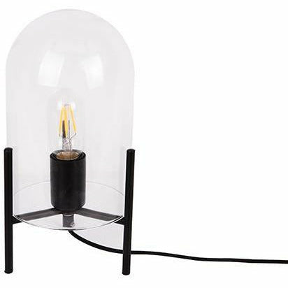 Tafellamp Bell | glas/zwart | Leitmotiv - LETT.