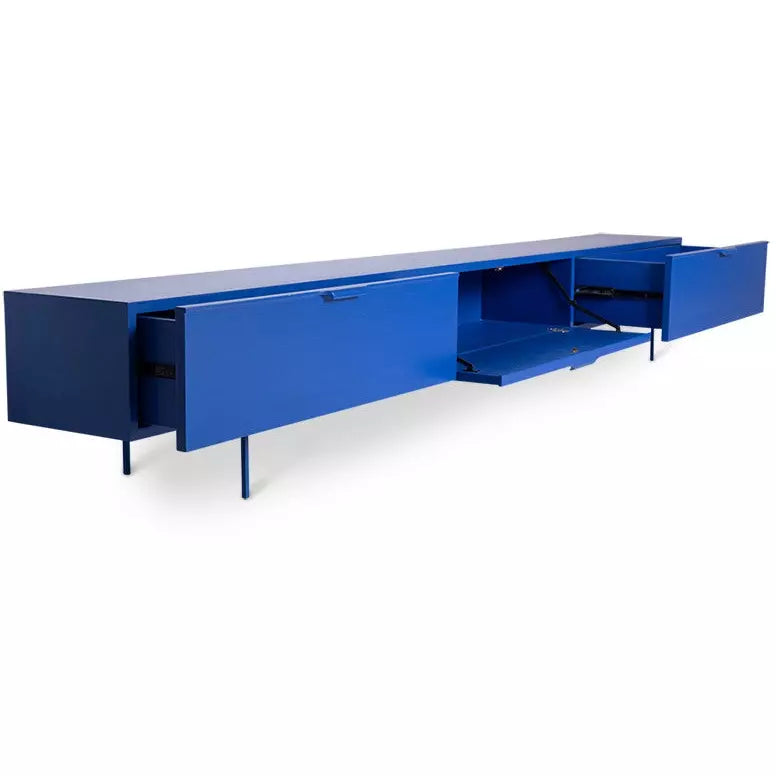 Tv-meubel kobaltblauw | 250 cm | HKliving