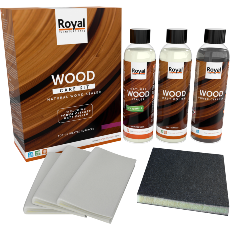 Verzorgingskit | onbehandeld hout | Royal Furniture Care