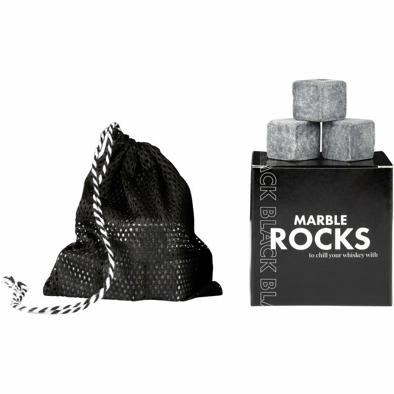 Marble Rocks | zwart | ijsblokjes | Stoned