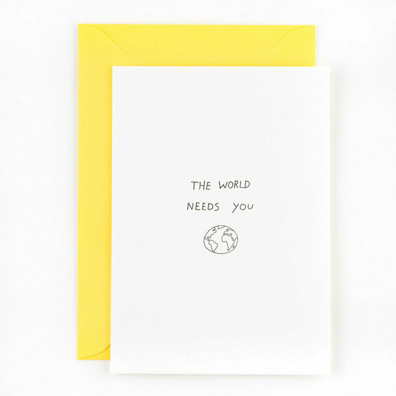 The world needs you | postkaart | Studio Flash