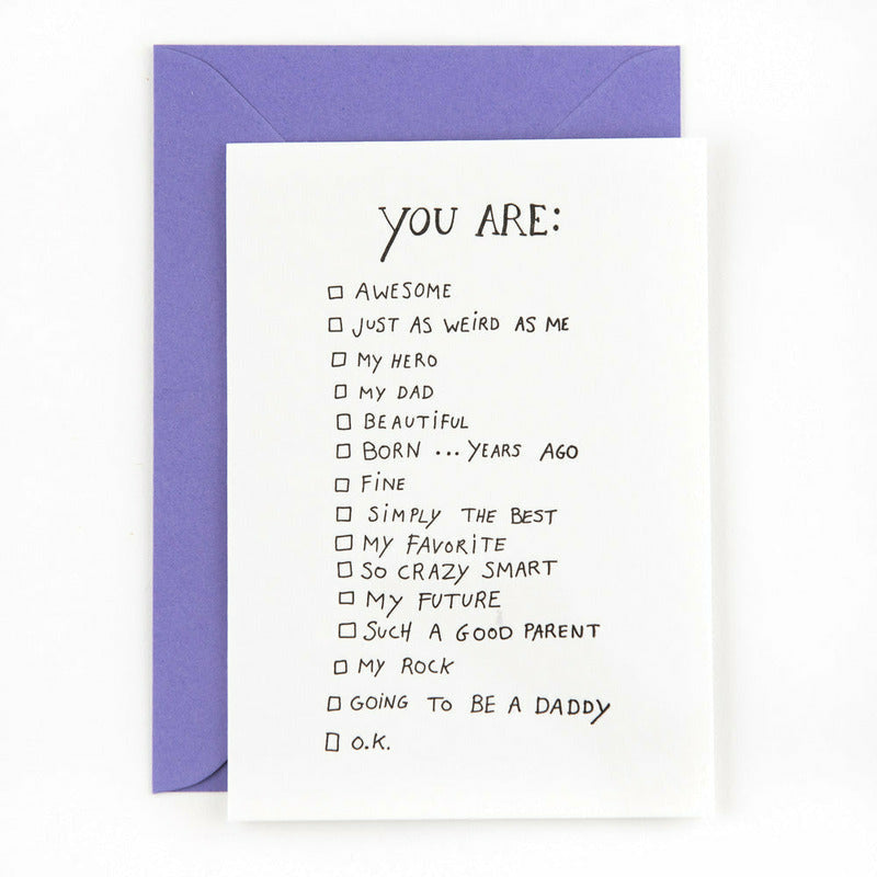You are .. | postkaart | Studio Flash