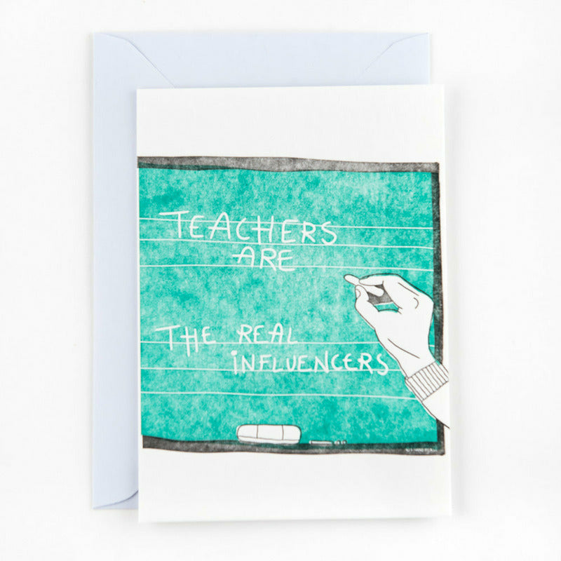 Teachers are the real influencers | postkaart | Studio Flash