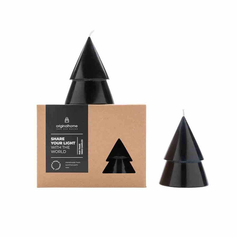Kerstboom kaarsen set v 2 | medium | zwart | Original Home