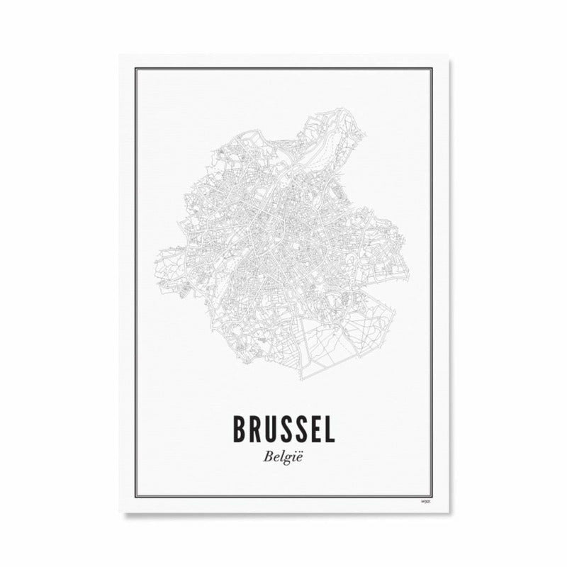 Print Brussel | 3 groottes | WIJCK