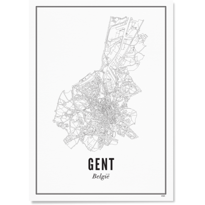 Print Gent | 3 groottes | WIJCK