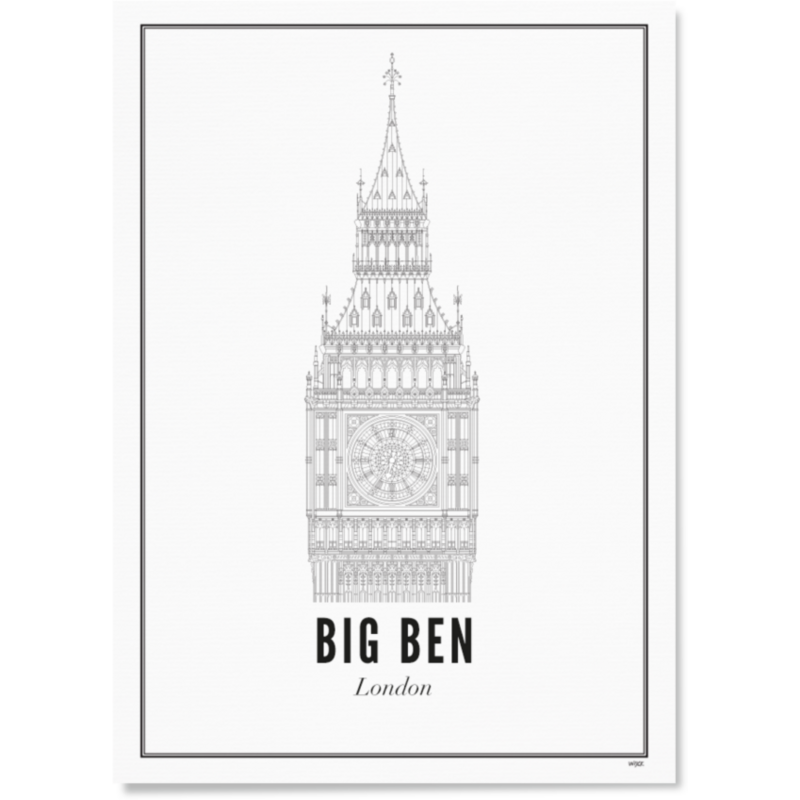 Print Big Ben | 40 x 50 | WIJCK