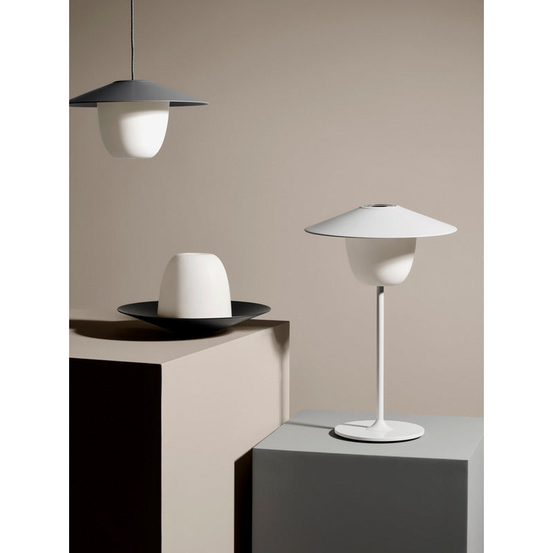 Tafellamp LED Ani | oplaadbaar | wit | Blomus