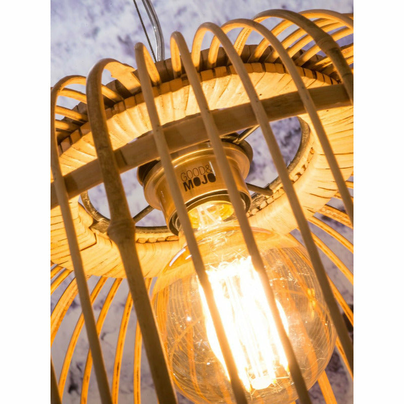 LUSSIOL - Luminaire Costa, lustre bohème, naturel - lampe suspendue en LUSSIOL - Luminaire Costa, lustre bohème, naturel - lampe suspendue en