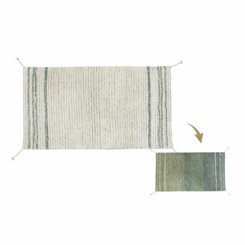 Wasbaar tapijt | omkeerbaar | Twin Vintage Blue | Lorena Canals